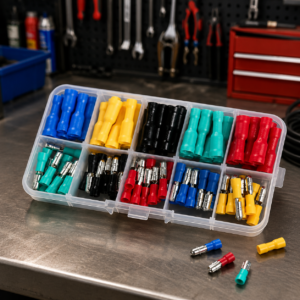 Insulated Crimp Terminal Connector Kit (100pcs)